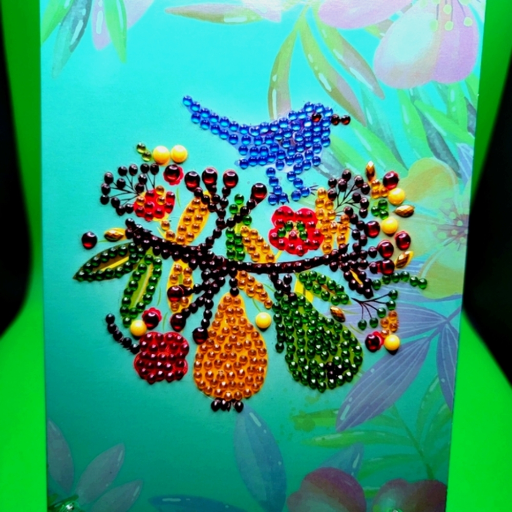 SALE 🚨 Handmade Greeting Card Diamond Painted - Picture 2 of 7